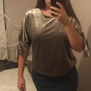 Velvet blouse